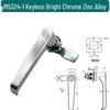 MS324 Zinc Alloy T/L-Type Handle Lock for Air Purifier Door and Industrial Equipment