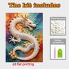 Pearl Art Painting Home Wall Decor Chinese Dragon Pearl Gemstone Painting Picture Crafts Adult/Beginner Gift Creative Home Decor Unframed