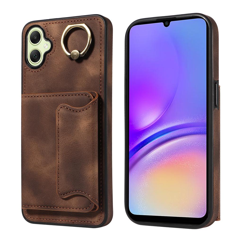 For Samsung Galaxy A05,Samsung Galaxy A05s Ring Bracket Card Holder Slots Cover Phone Case