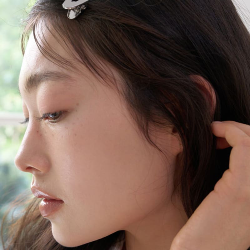 FANTASTIC PLANET [2SET] Metal Ellipse Hair Pin