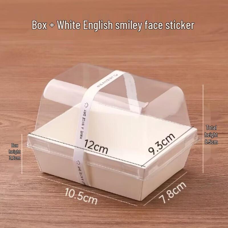 Коробка для упаковки рулета с прозрачной крышкой против запотевания