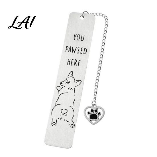 Gift for Book Lovers Cute Cat Bookmark Funny Metal Page Marker with Creative Durable Bookmark Quotes Stainless Steel Readers Lover Rust Proof