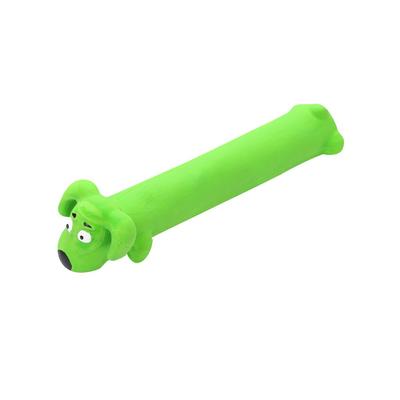Jouets à mordre pour chien Jouets en latex Chiens de dessin animé longs Chiens amusants Faisant des sons Jouets pour animaux de compagnie