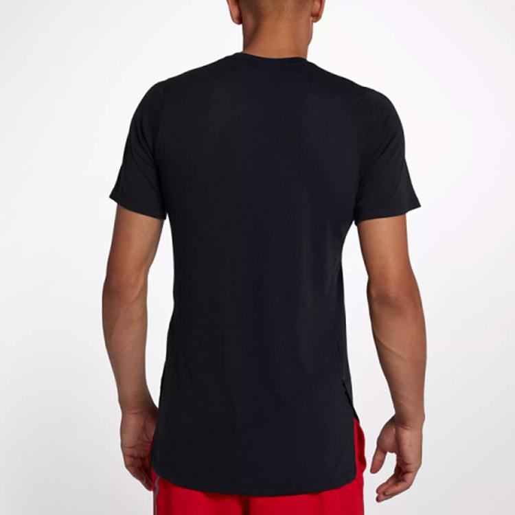 Nike Breathe Elite Basketball Sports Quick-Dry Crew Neck T-Shirt Men Tops Black 891685-010