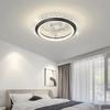 Smart Ceiling Fan Fans With Lights Remote Control Bedroom Decor Ventilator Lamp Air Invisible Blades Retractable Silent Light