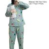 Women Pajamas Loose Leisure Two-piece Green Avocado Lady Nightclothes Kit for Home
