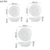 Pure White Irregular Ceramic Wrinkled Bowl Restaurant Salad Bowl Soup Bowl Pasta Bowls Molecular Food Specialty Tableware