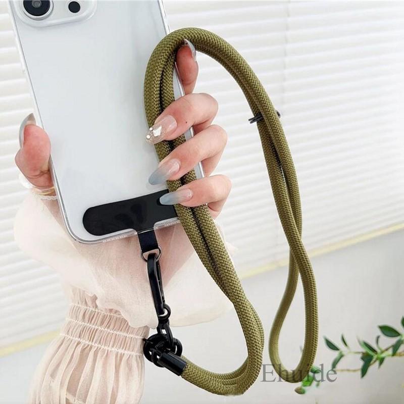 8MM Diameter Outdoor Mobile Phone Hanging Rope Crossbody Backable Neck Strap Durable Phone Case Lanyard Climb Mountain Anti-lost