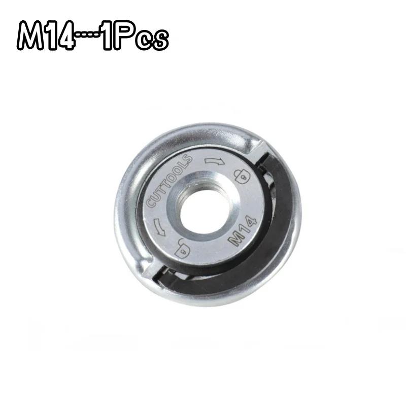 1-5Pcs Quick flange nut m14 angle grinder release locking nut pressing plate Power Accessories Replacement Clamping Tool