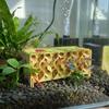 3D Printed Fish Shrimp Hideout Shelter Safe House Plastic Aquarium Safe Shelter Hollow Out Grid Multi-level Betta Hideaway House