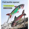 Portable Fish Shape Bottle Opener Keychain Zinc Alloy Pendant Safe for Family Gatherings and Backpacks Handbag Decors