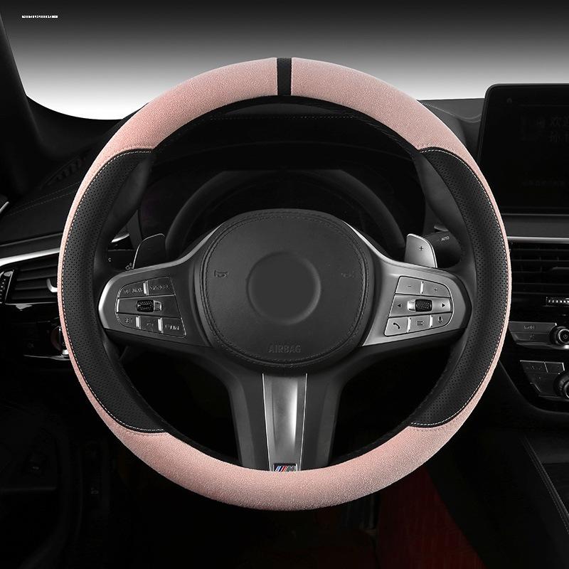 Universal Breathable Non-Slip Steering Wheel Cover: Minimalist, Sweat-Absorbing, Year-Round Comfort