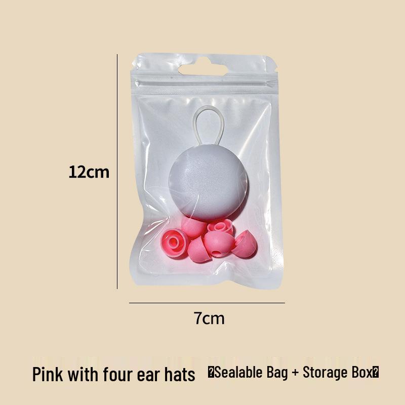 Silicone Noise-Reducing Earplugs for Sleeping, Studying, and Travel
