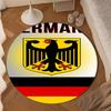 Germany Coat Of Arms Design Round mat Home Decor, Chair rug For livingroom,Bedroom, doormat home decor Birthday Gift Christmas Gifts