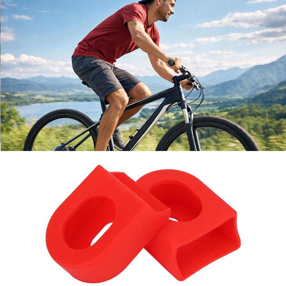 10PCS Multicolor Cycling Crank Boot Silicone Crank Arm Cover  Mountain Bike