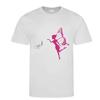 Tee shirt enfant - Fée - Lot de 2 - Manches courtes - Gris et Fushia - 3/4 ans
