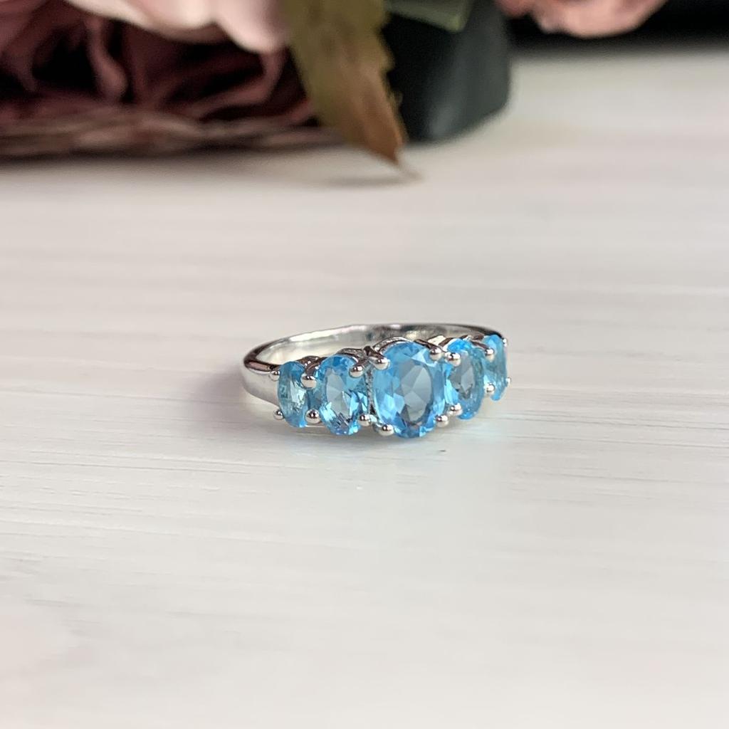 Серебряное кольцо с аквамарином nano (2011859)