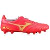 New Mizuno Morelia Neo FG Rubber Long Studs Cushioning Anti Slip And Wear Resistant Soccer Shoes Men's Red Yellow P1GA233064