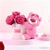 Authentic New Potdemiel Lovely Strawberry Bear Doll Bouquet Series To Send Female Boyfriend Couple Doll Christmas Gift