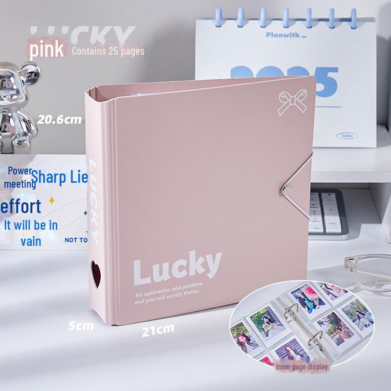 Stjernejakt A4 Fotoalbum: Stor kapasitet, DIY-skall, 9 eller 4 rutenett-alternativer for kort og polaroider.