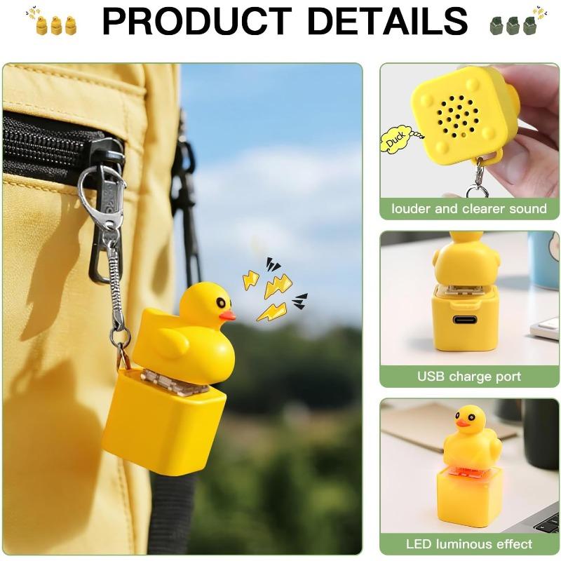 Duck Keyboard Keycaps Quacky Duck Fidget Toy Sensory Toys Stress Reliever Keycaps That Quack Key Board Clicker for Women Men