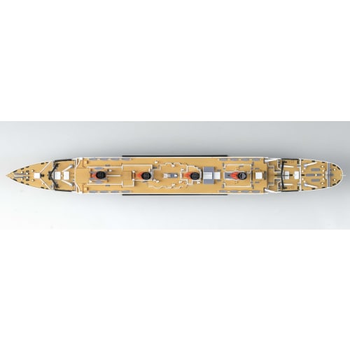 Doyusha 1/700 Amazing! Plastic Model No. 22 R.M.S. Titanic LED Set, Color-Coded Plastic Model