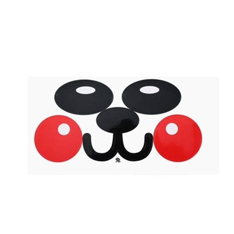 5/10pcs Balloon Wave Ball Cartoon Shape Sticker Handmade Creative DIY Decoration Super Cute Animal Eye Expression Self Adhesive