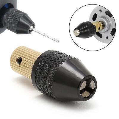 0.3-3.2mm Adaptör Dönüştürücü Anahtarsız Matkap Chuck Mini Bakır Elektrikli Öğütücü Chuck Elektrikli El Matkap Chuck