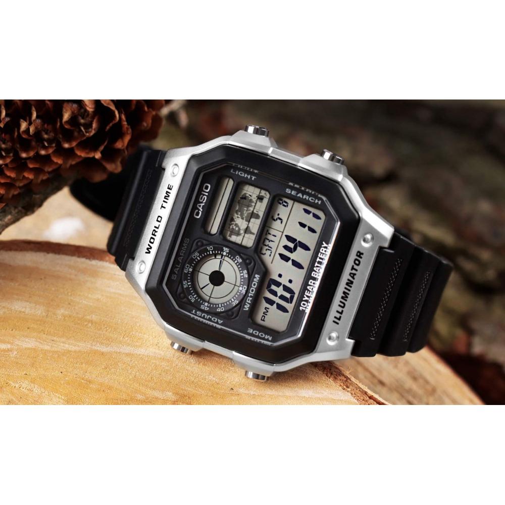 Casio Pánské digitální hodinky AE-1200WH-1CVEF