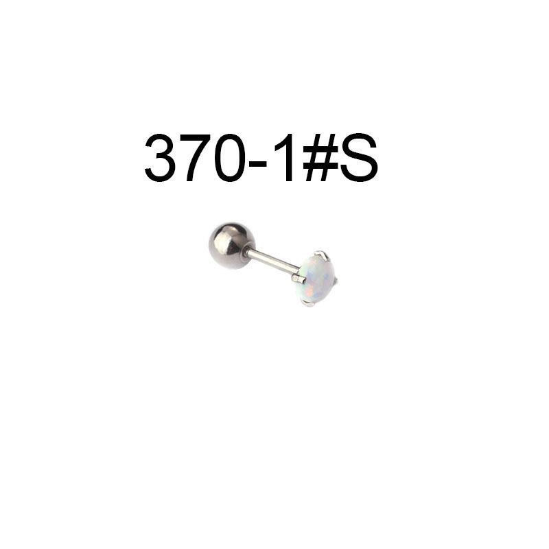 2/3/4MM Opalové Náušnice do Ušní Chrupavky 20G Nerezová Ocel Piercingové Náušnice
