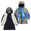 Boboshoz 222ac130 430 Logo Color Block Reversible Padded Kids Jacket