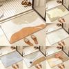 Diatom Mud Bathroom Mat Minimalist Abstract Geometric Pattern Quick Dry Absorbent Non Slip Toilet Door Mat for Home Decor