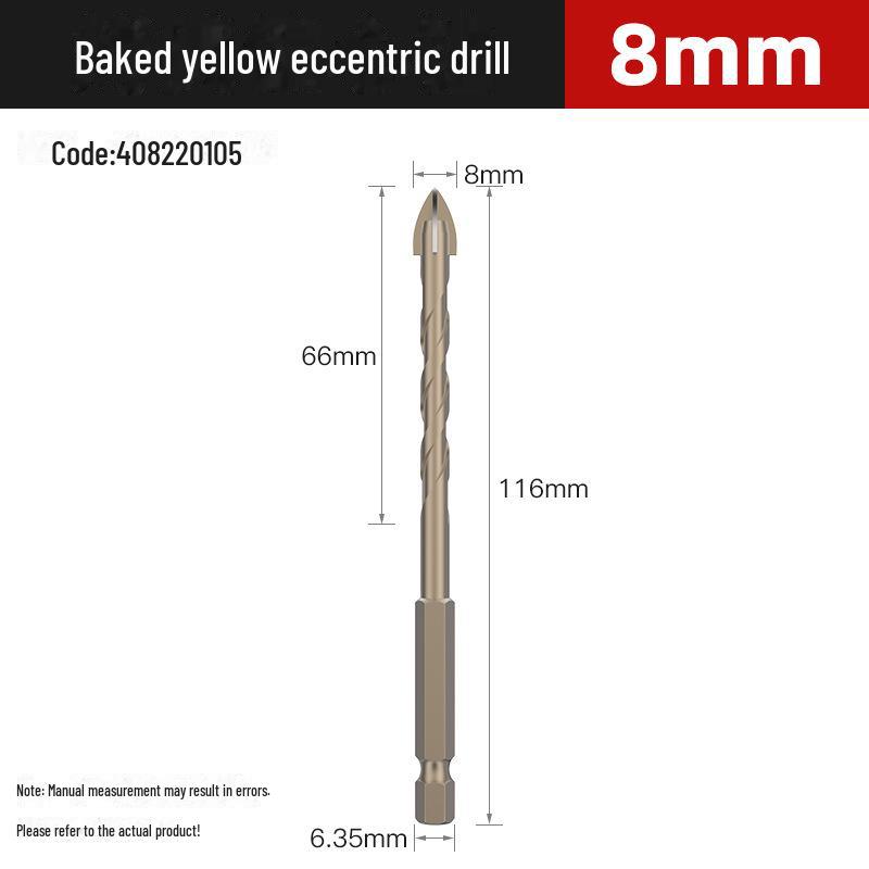 Huhao Heavy Duty Excentrische Boor met Kantelbare Kop voor Keramiek, Tegel, Beton, Gipsplaat en Glas.