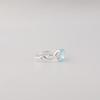 Sky Blue Topaz Gemstone 925 Sterling Silver Topaz Jewelry Proposal Ring For Women CZR-16-14