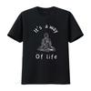 Zen Inspired Its a Way of Life T Shirt with Peaceful Buddha Image for Serene Style Vintage Washed Soft Designer Clothes
