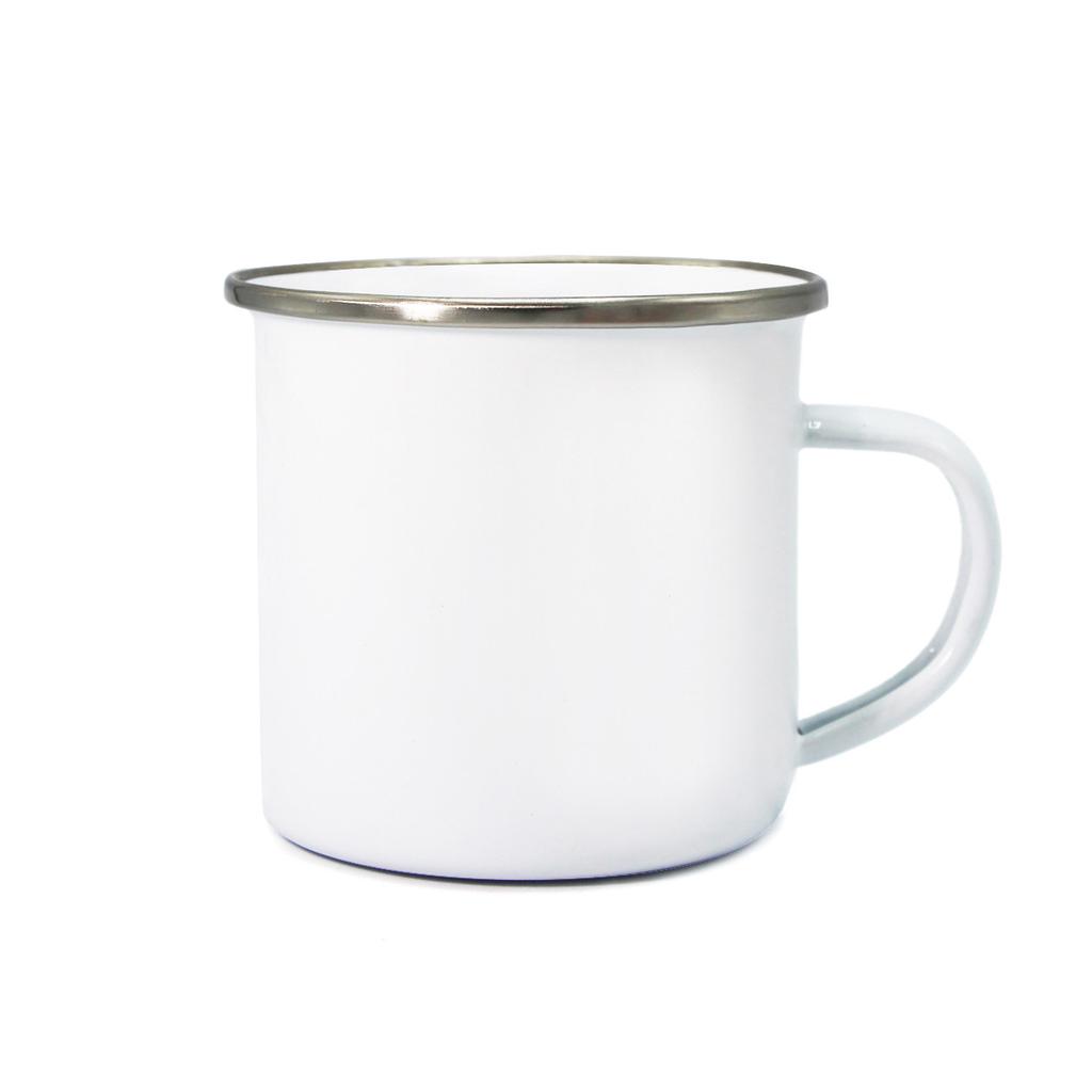 thick top quality 12oz 350ml enamel mug cup camping mug cup tea mug cup