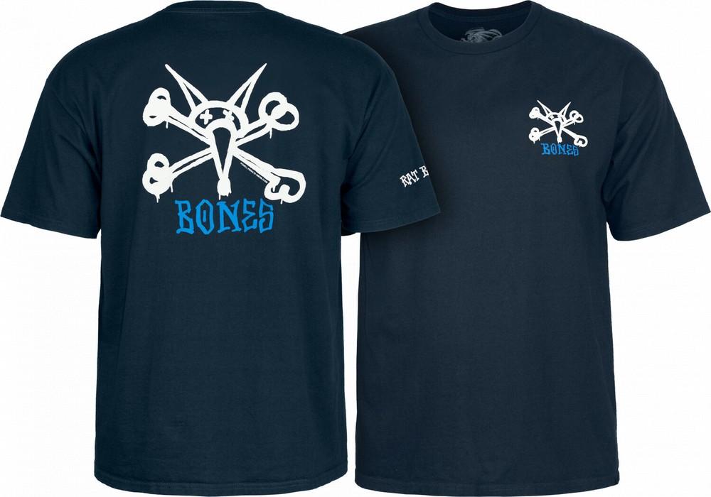 

Powell Peralta RAT BONES Skateboard T Shirt NAVY Unisex T-Shirt XXXL