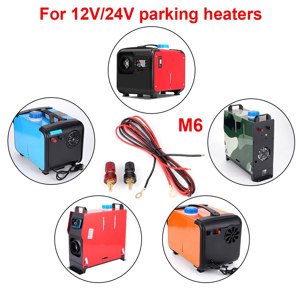 12V&24V Universal Power Connection Cable Is Used To Connect The Parking Heater And Starting Power M6 Battery Connection Terminal