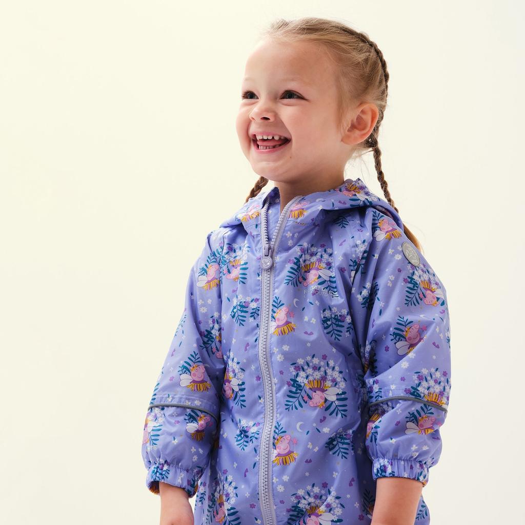 Regatta Childrens/Kids Peppa Pig Bloom Waterproof Puddle Suit