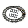 Tracks Train Dly City Car Straight Curved Soft Flexible Plastic Rails Technical Building Blocks Set Model Kid Classic Bricks Toy