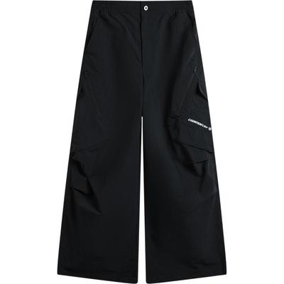 Li Ning CF Suo Straight Loose Sports Outdoor Water-Resistant Casual Pants Women Pants Black AYKU712-5