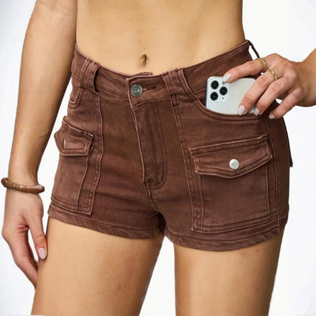 Women's Denim Classic Versatile High Waist Fashionable Shorts