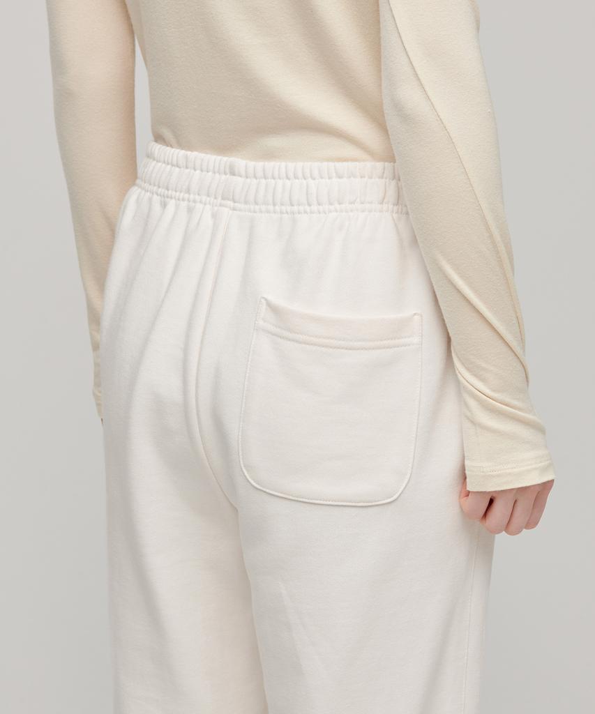 MUSINSA STANDARD WOMAN Women'S Crop Sweatpants [Cream]