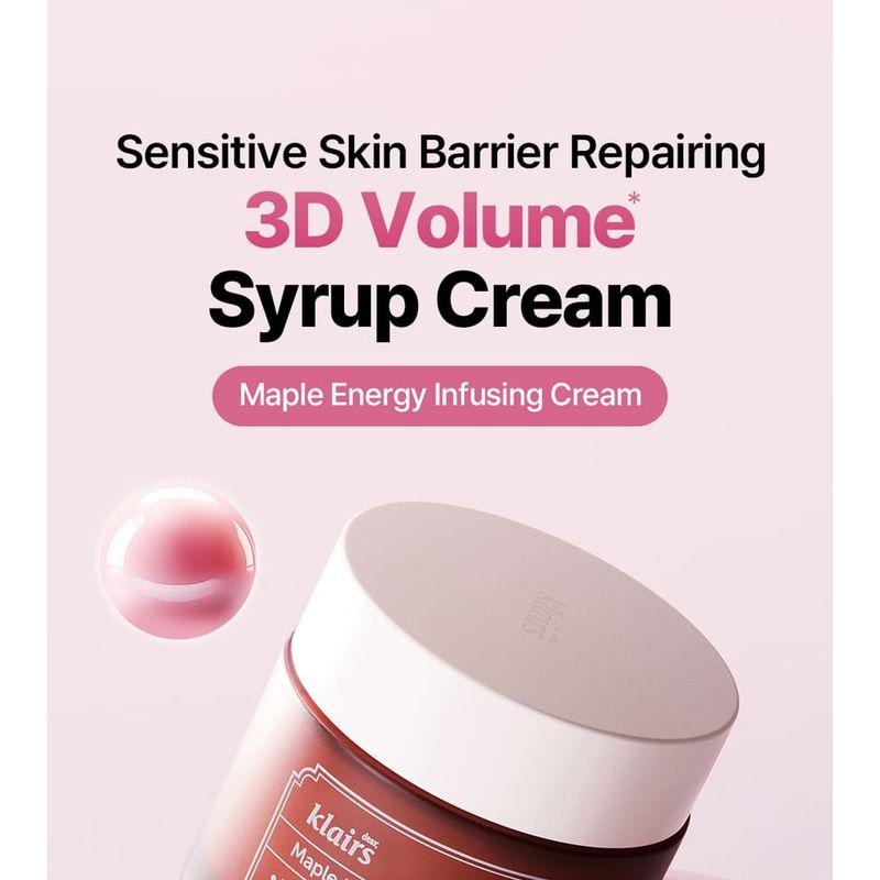 dear, klairs Maple Energy Infusing Cream