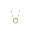 Light Luxury Neckchain Jewelry Necklace Sterling Silver S925 Logo Double Sided Size Necklace Collar Chain