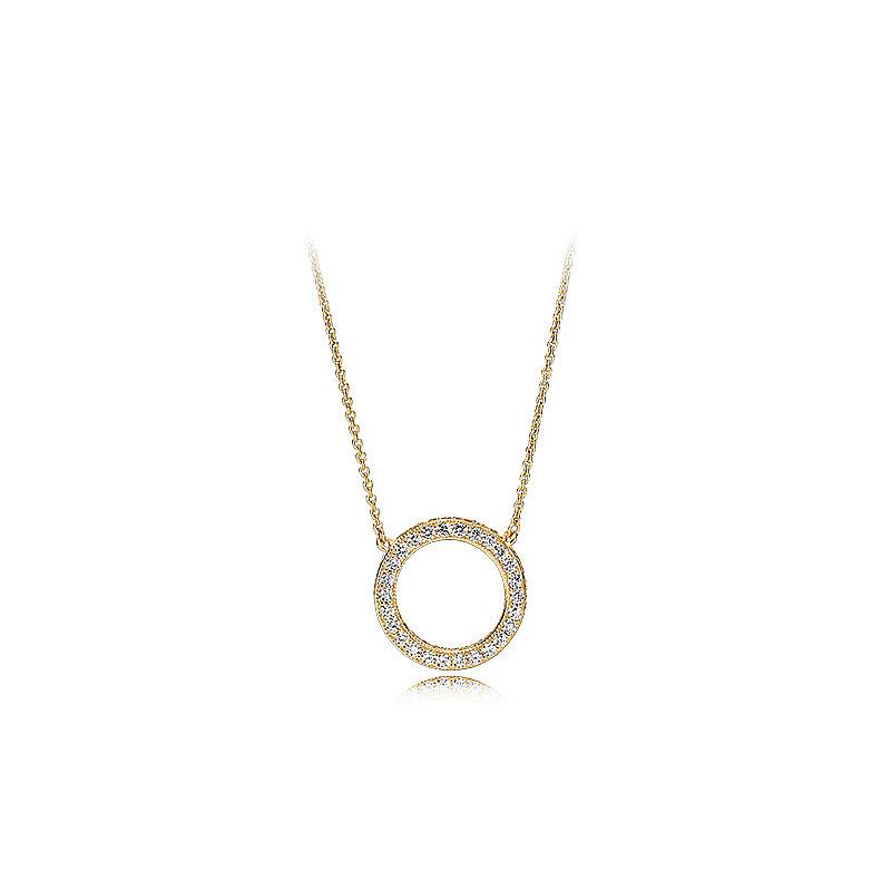 Light Luxury Neckchain Jewelry Necklace Sterling Silver S925 Logo Double Sided Size Necklace Collar Chain