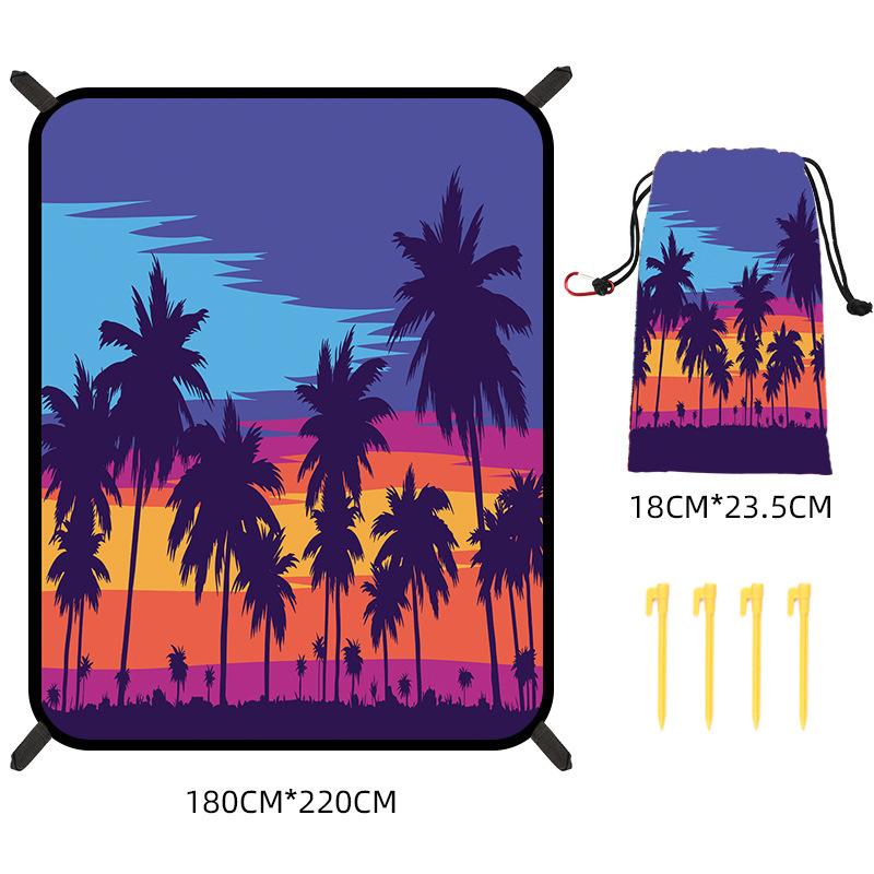 

Bohemian Beach Mat Outdoor Picnic Camping Blanket Quick Dry Splashproof Tide Pad 180*220cm【460g】