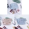 French Retro Artisanal Cosmetic Organizer With Silk Fabric For Women