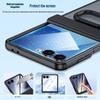 Pouzdro Samsung Z Flip7 s magnetickým kroužkem na pantu a integrovanou ochranou obrazovky