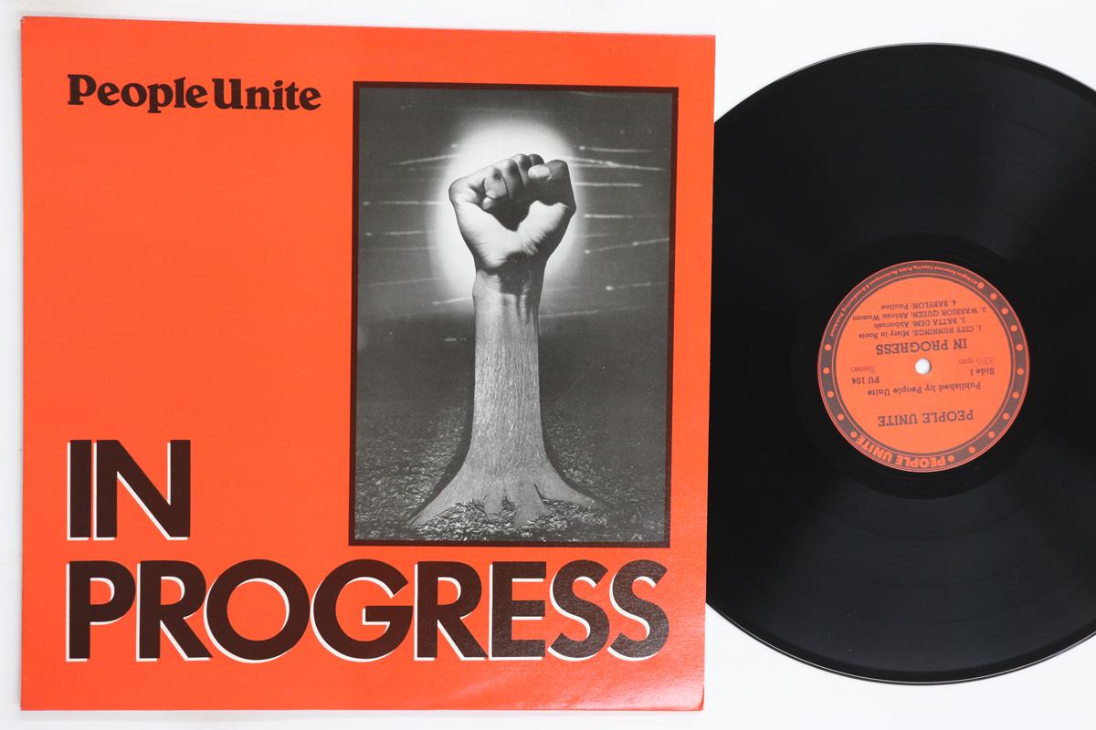 

LP Record VARIOUS In Progress PU104 PEOPLE UNITE 1984 UK Reggae Ska Dub Used